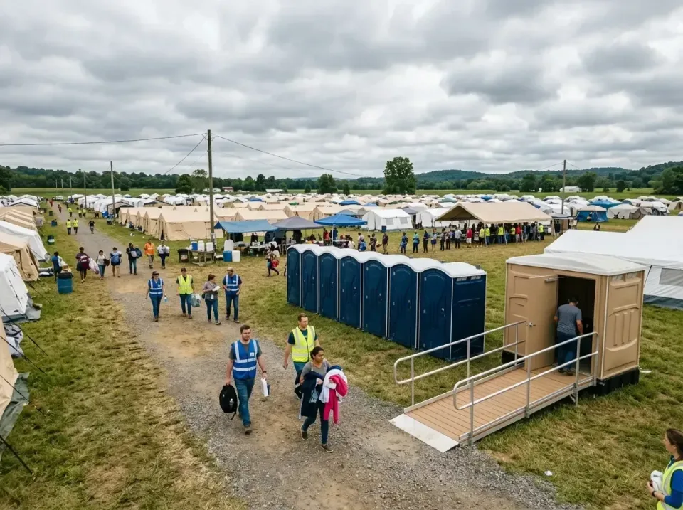 disaster-relief-camp-restrooms-010 — frequently asked questions, Dumpster & Portable Bathrooms Rental in Marceline, MO
